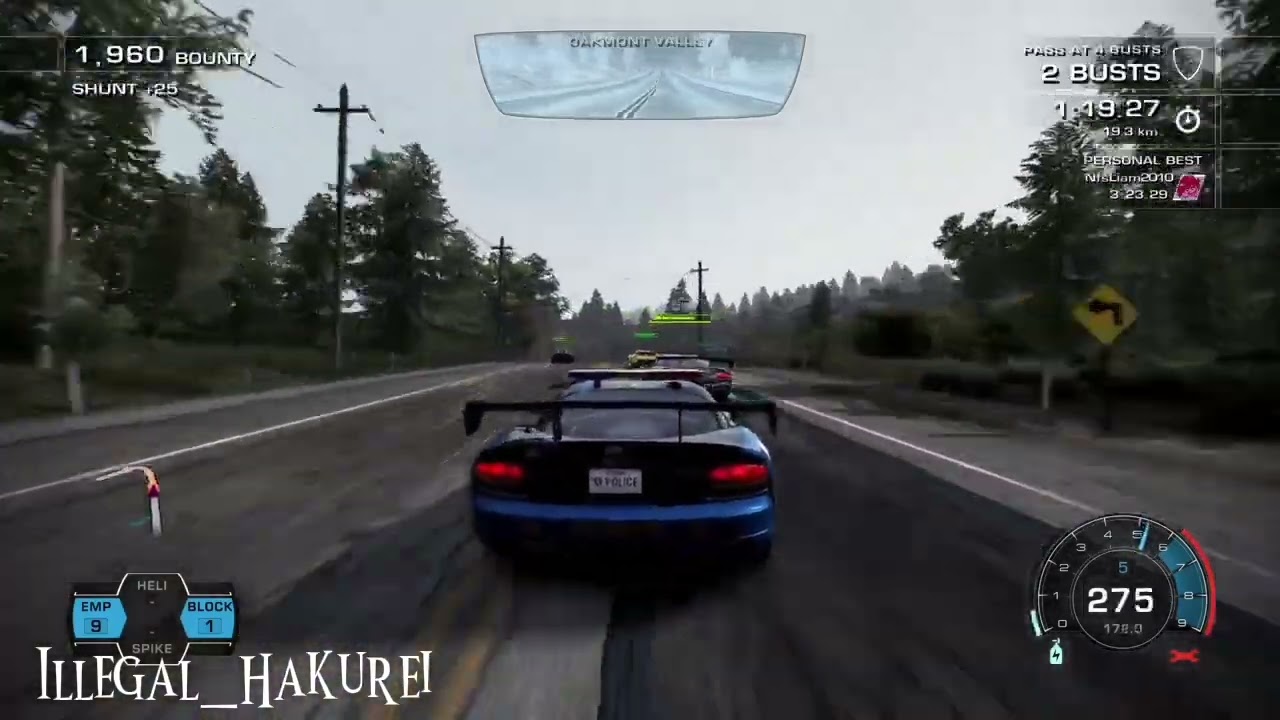 Saliva - Click Click Boom (NOT OFFICIAL!) A Need for speed hot pursuit Video.