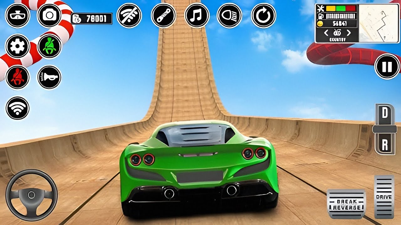 🔥 Mega Ramp Car Stunt 3D: Car Driving Simulator Android Gameplay 🎮