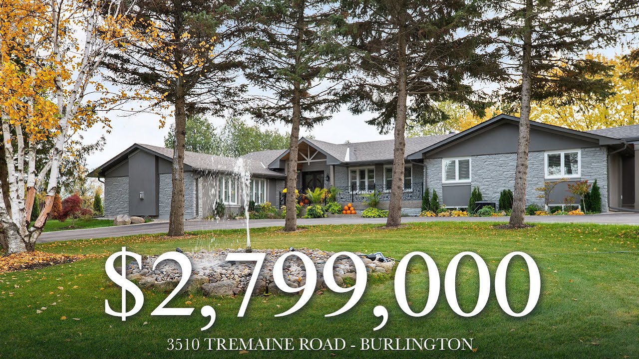 $2,799,000 Custom Built Family Home - 3510 Tremaine Road, Burlington