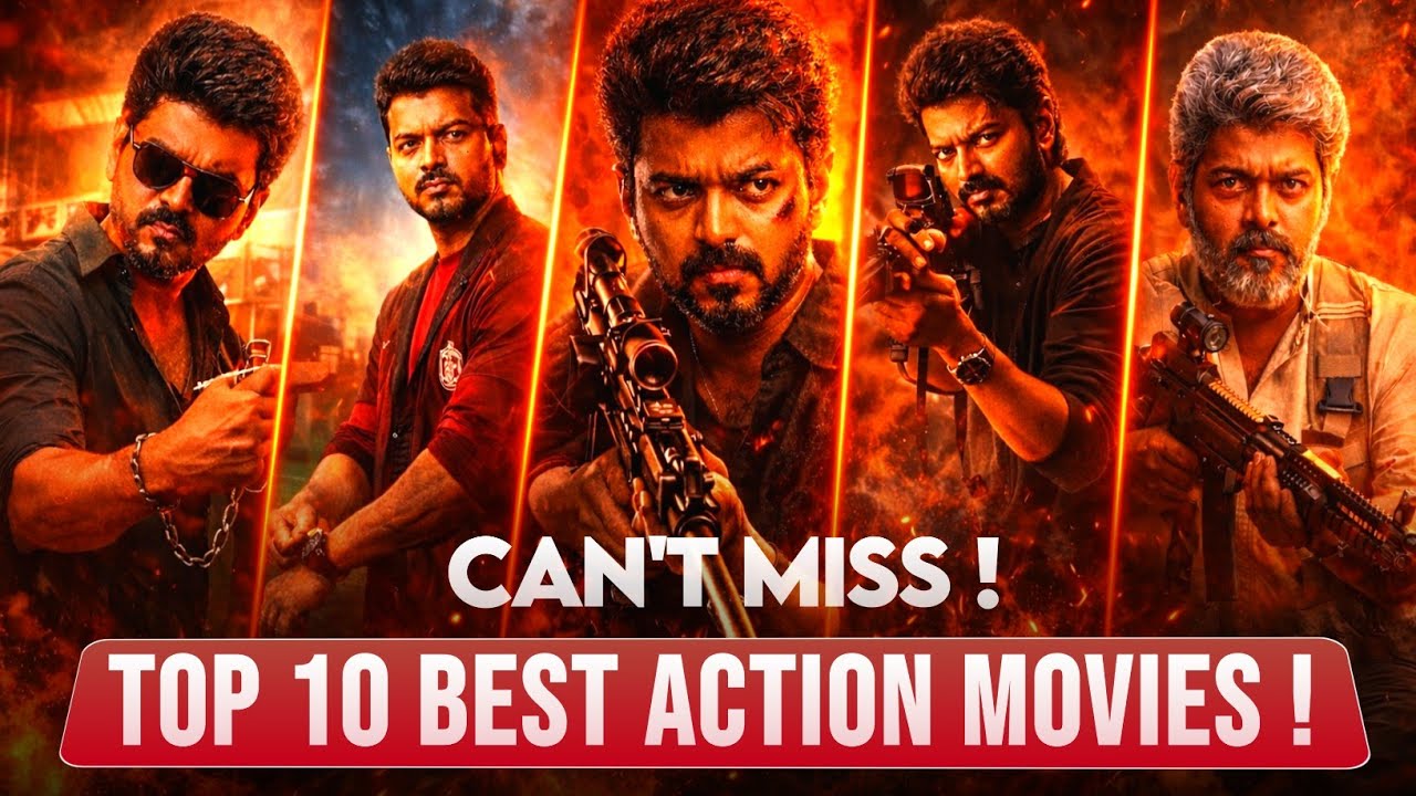 Thalapathy Vijaya Top 10 Best Action Drama Movies