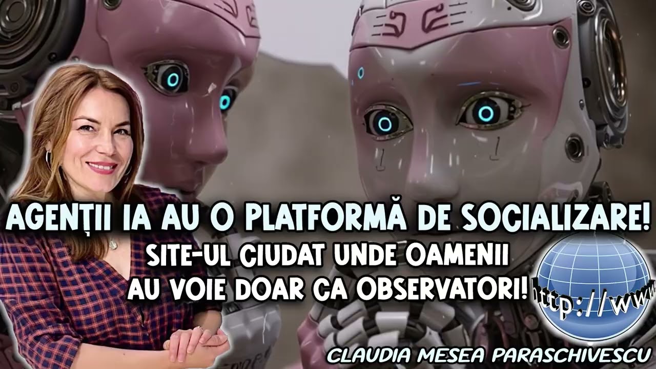 Agenții IA au o platformă de socializare! Site-ul ciudat unde oamenii au voie doar ca observatori!