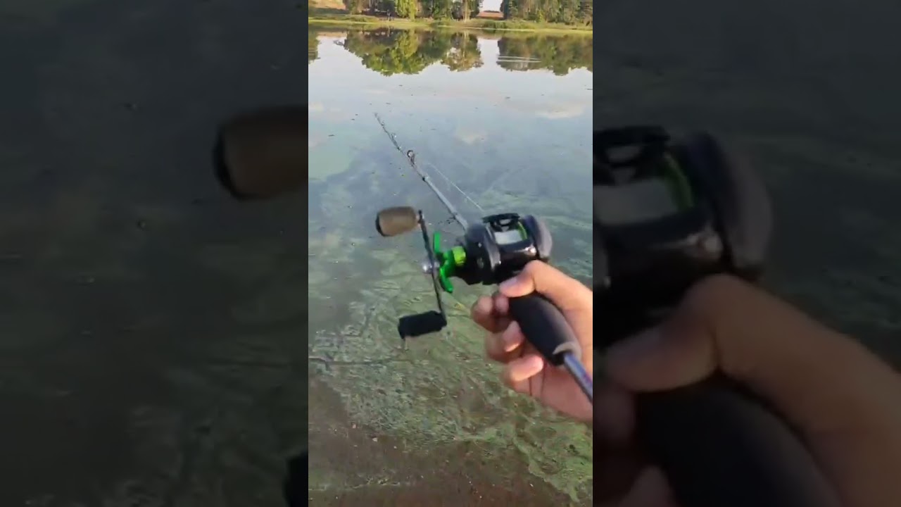 Carretilha da shopee super vale a pena💥💥💥 #fishing #fisgada #carpfishing #pescador #pescaria #pesca