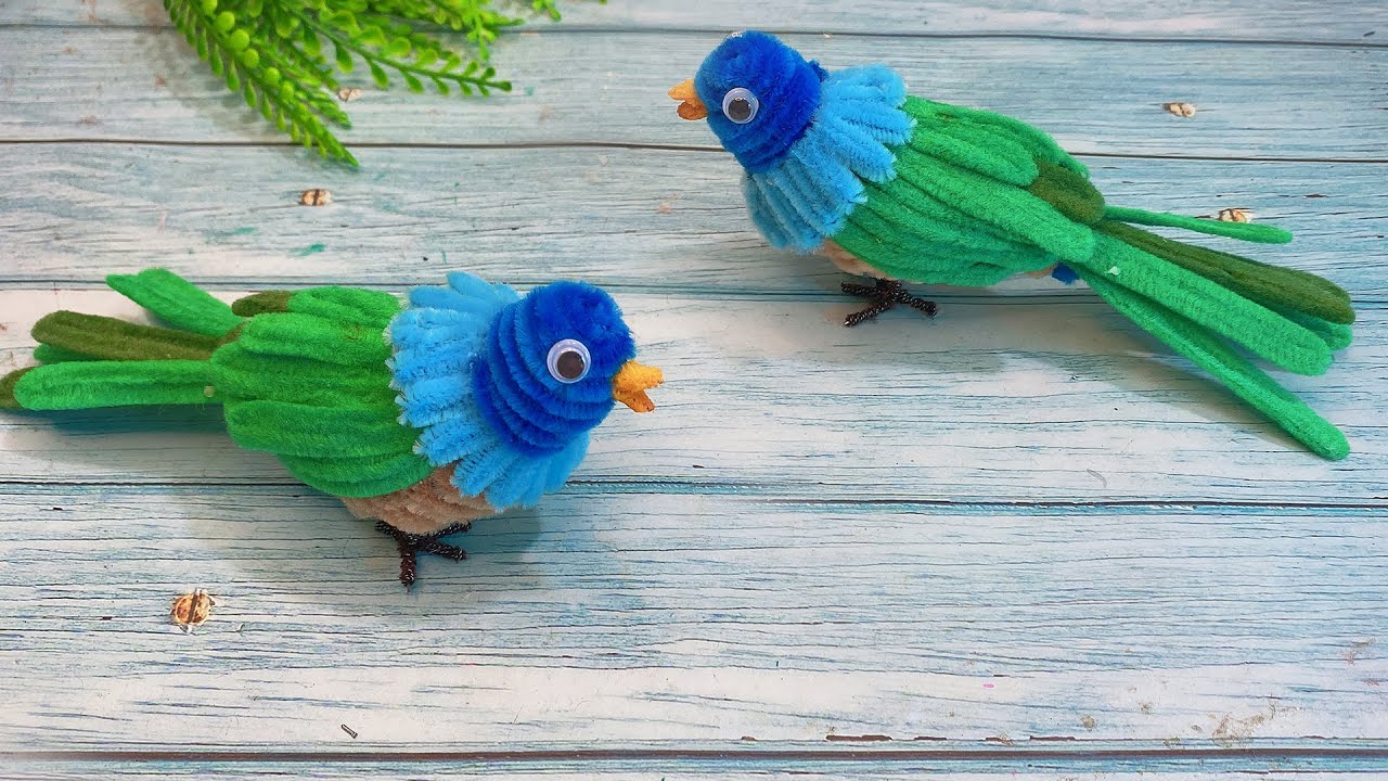 モールで簡単！の鳥 簡単な作り方