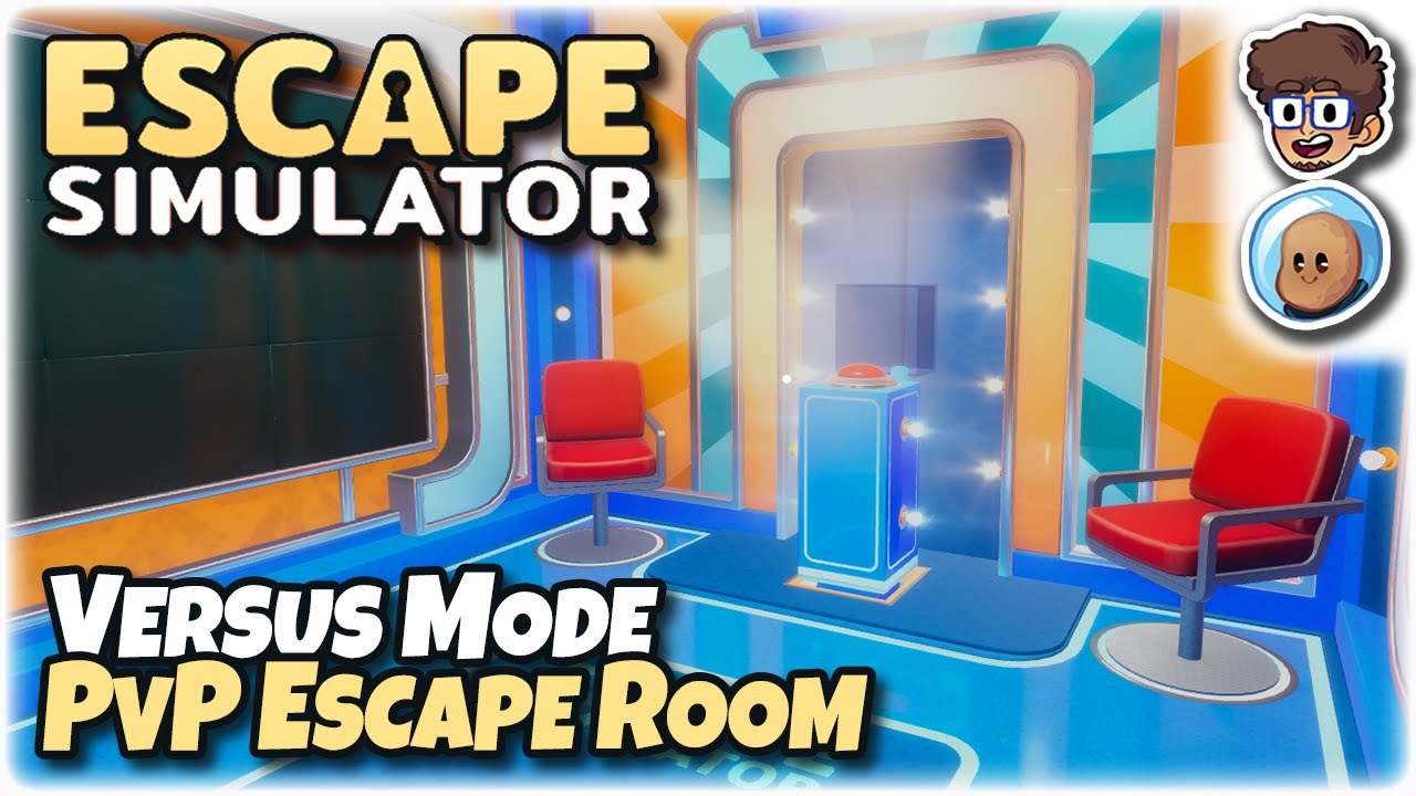 NEW Versus Mode, PvP Escape Room! | Escape Simulator | ft. @orbitalpotato