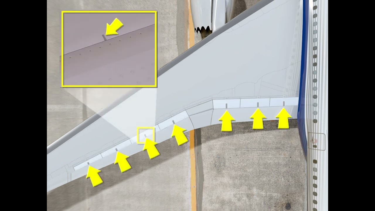 B787 Spoiler Panel Gap Gage Installation