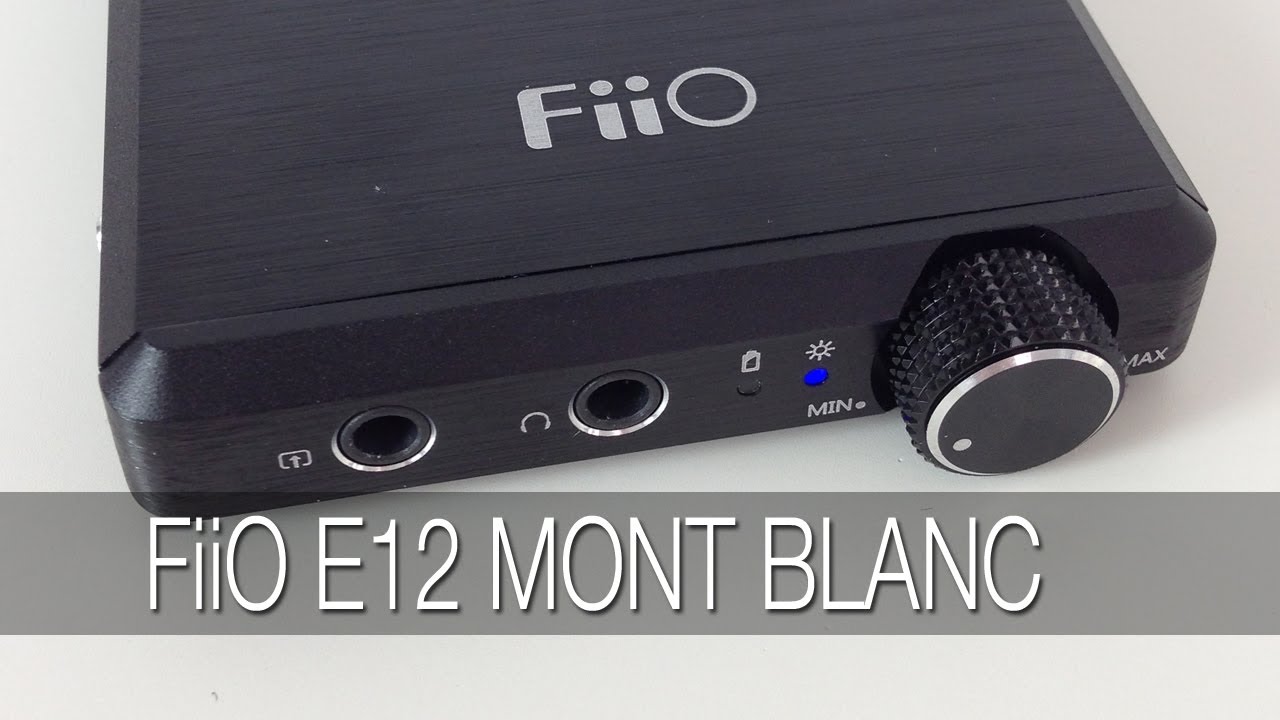 FiiO E12 Mont Blanc Portable Headphone Amplifier | New Headphone Reviews Kit we Use