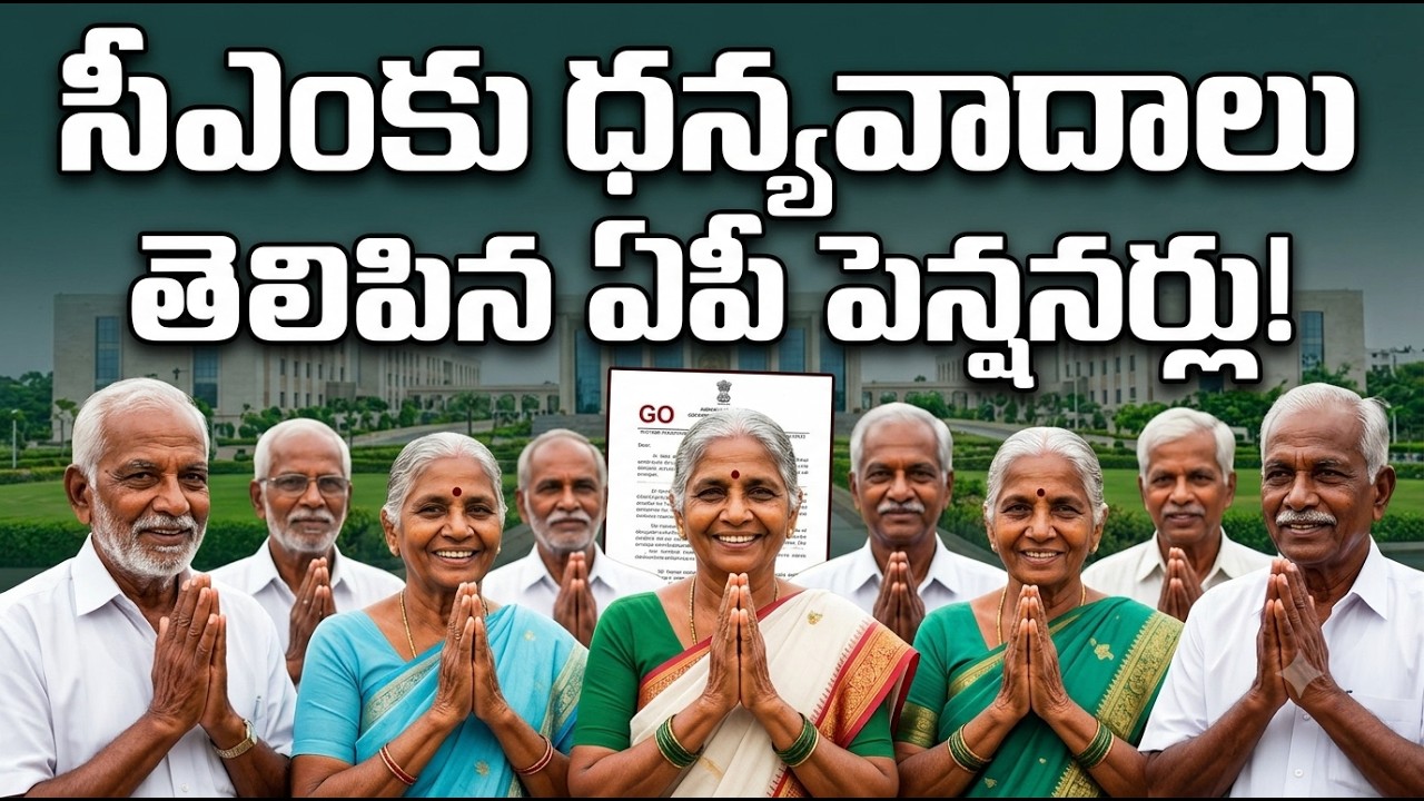 ఏపీ పెన్షనర్లు సీఎంకు ధన్యవాదాలు తెలపడానికి అసలు కారణం ఇదే!