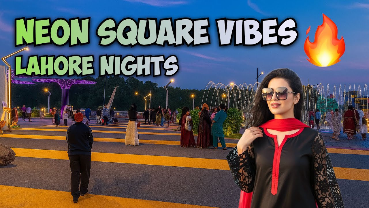 This New Spot in Lahore is LIT 🔥 | Neon Square Walkthrough