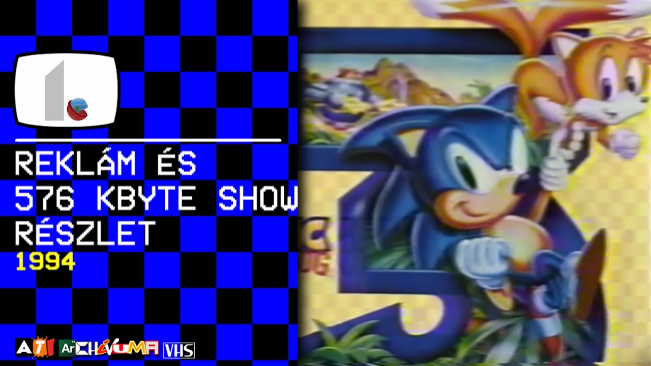 TV1 - reklám és 576 KByte Show részlet - 1994
