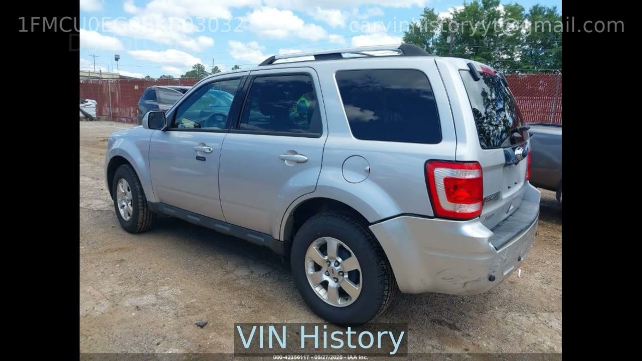 2011 Ford Escape Limited 2011 1FMCU0EG8BKB03032