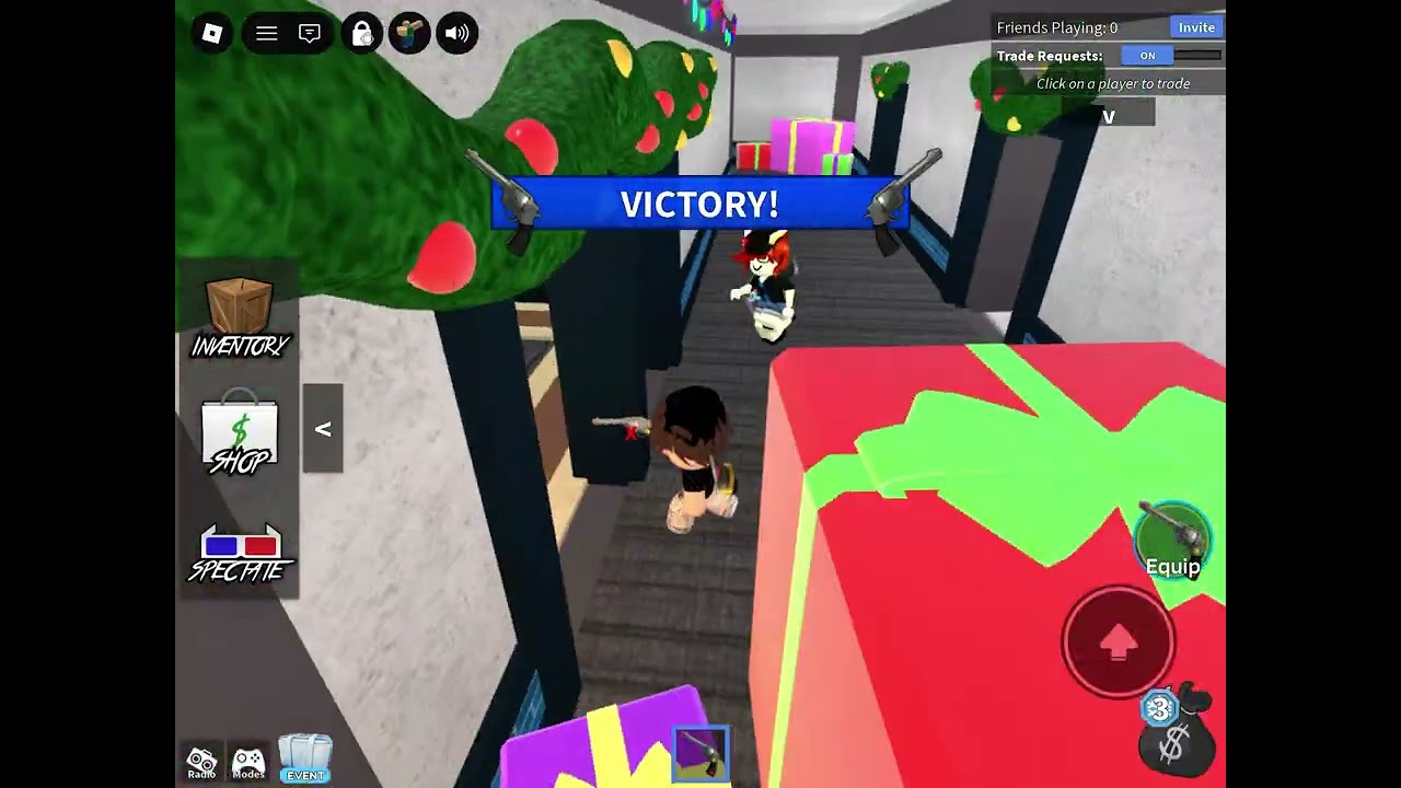 Playing mm2!
