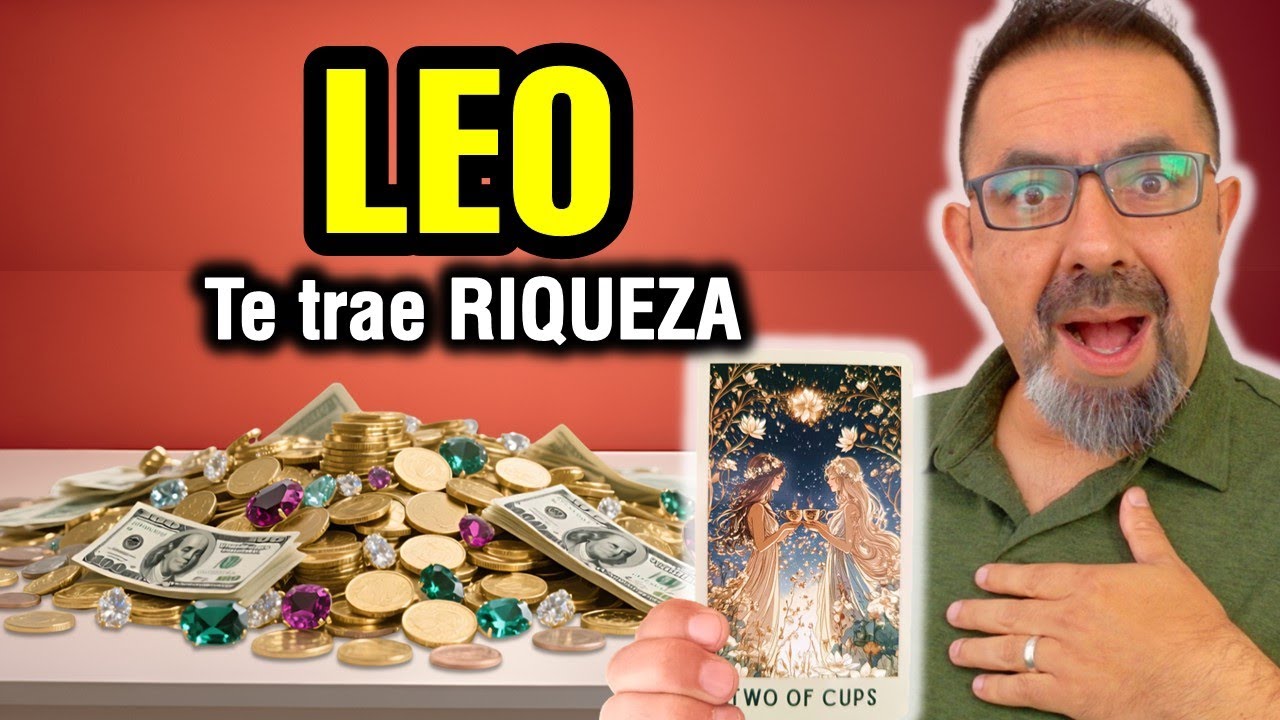 Leo ♌️ Apoyo MILLONARIO. Te trae mucho ORO 🔮 TAROT de dinero