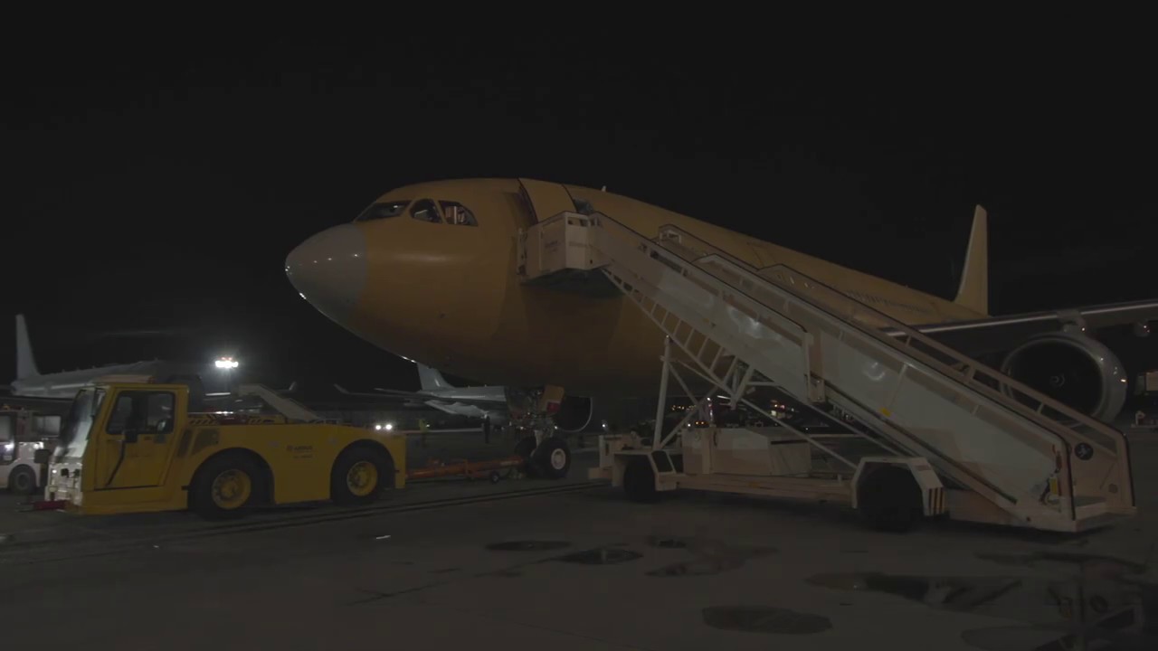 Coronavirus: Airbus A330 MRTT trasporta materiali sanitari e mascherine