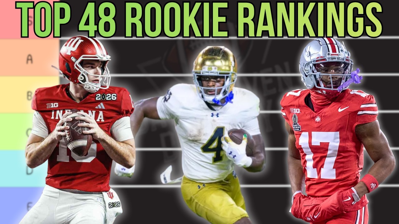 Post NFL Draft Dynasty Rookie Rankings - Get These Guys