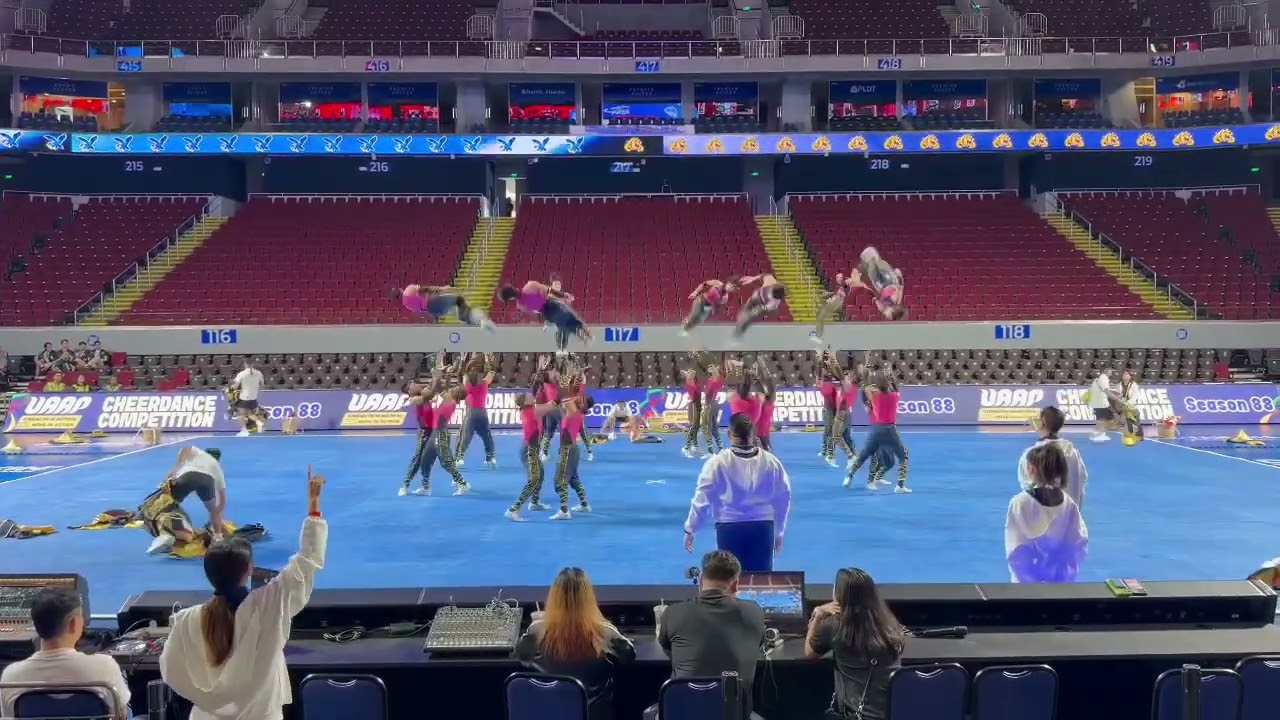 NU Pep Squad - UAAP Cheerdance Competition Season 88 Morning Rehearsal Run