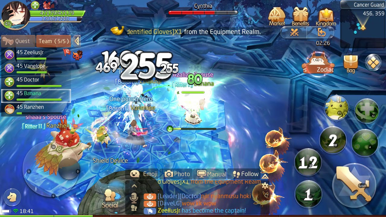 Laplace Mobile Server 1 | Defeat Zodiac Bosses STAR 6 Cintya