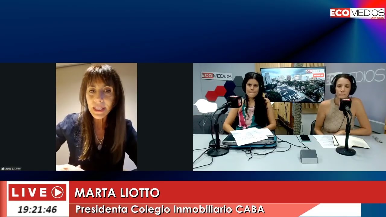 Marta Liotto Presideta Colegio Inmobiliario CABA Mujeres todo Terreno