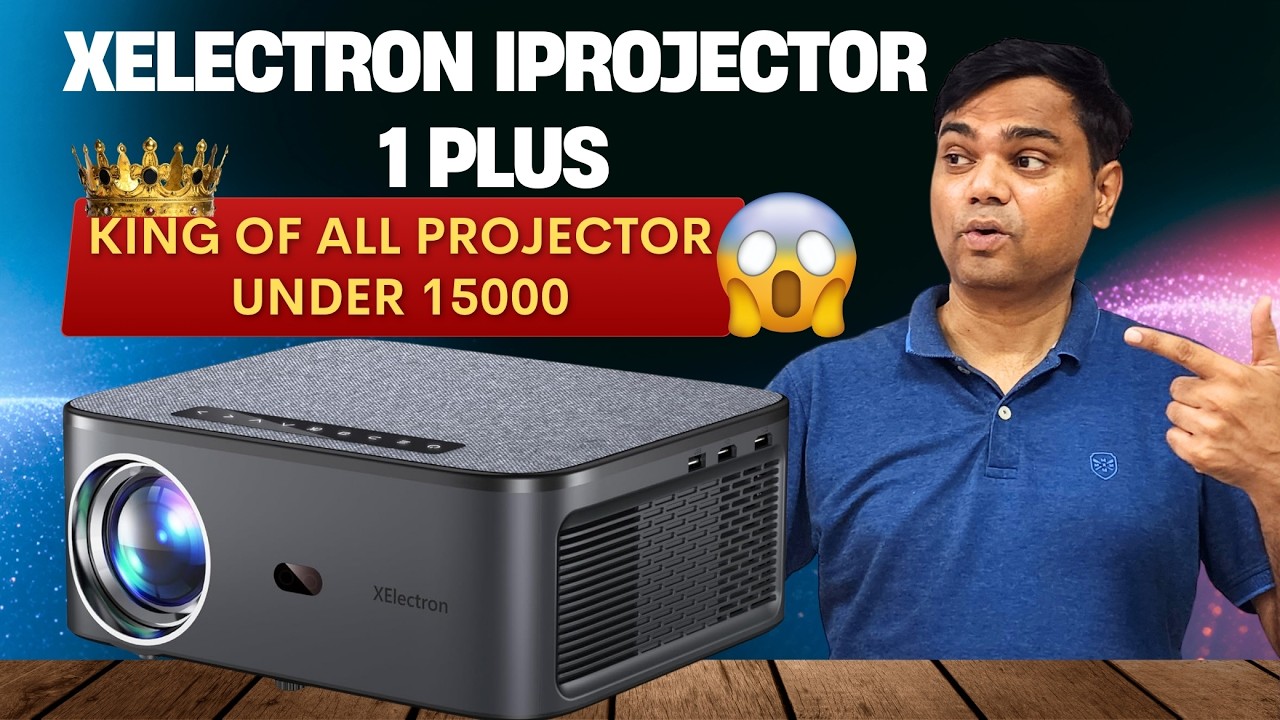 🔥 XELECTRON iPROJECTOR 1 PLUS IN-DEPTH REVIEW! IS THIS THE BEST BUDGET PROJECTOR IN INDIA? 📽️🤔