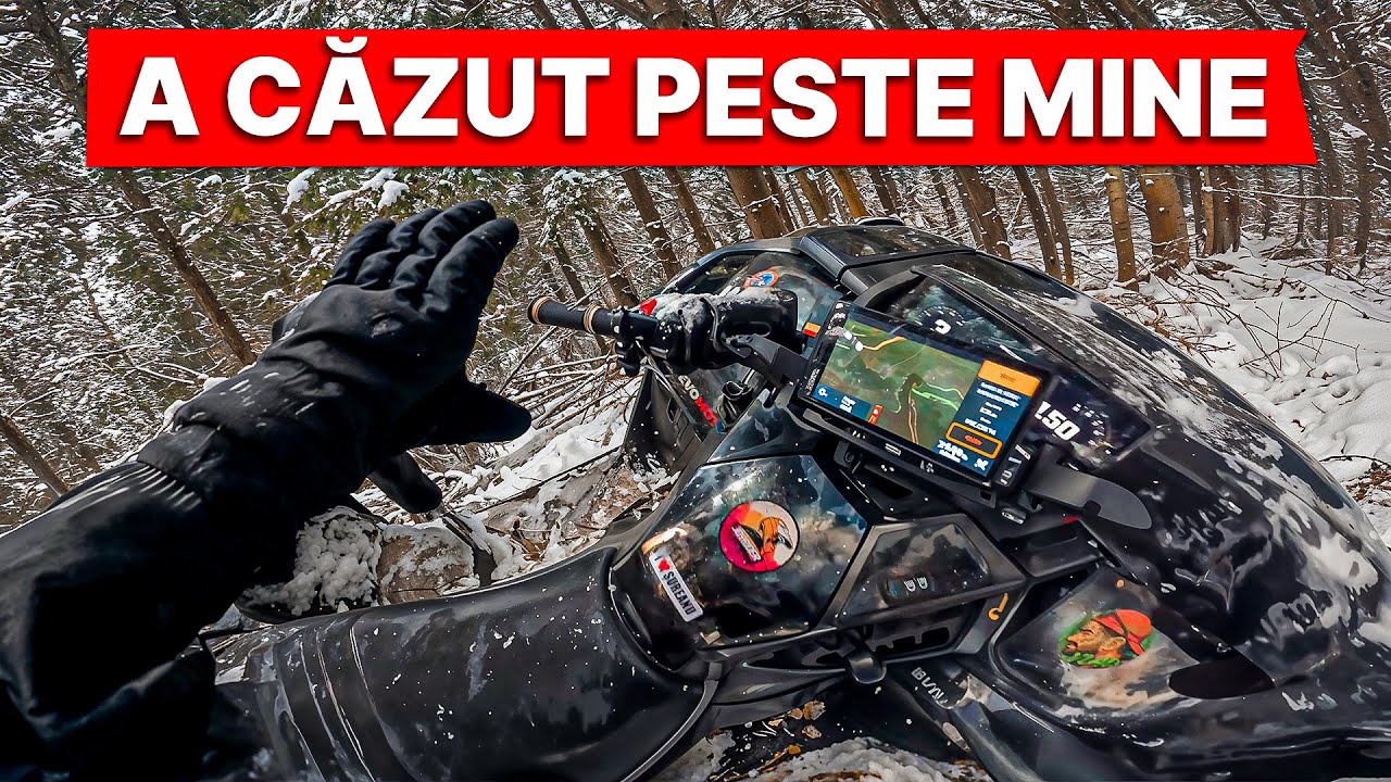 Ne-a prins VISCOLUL | ATV vlog cu ZAPADA la SIBIU ❄️