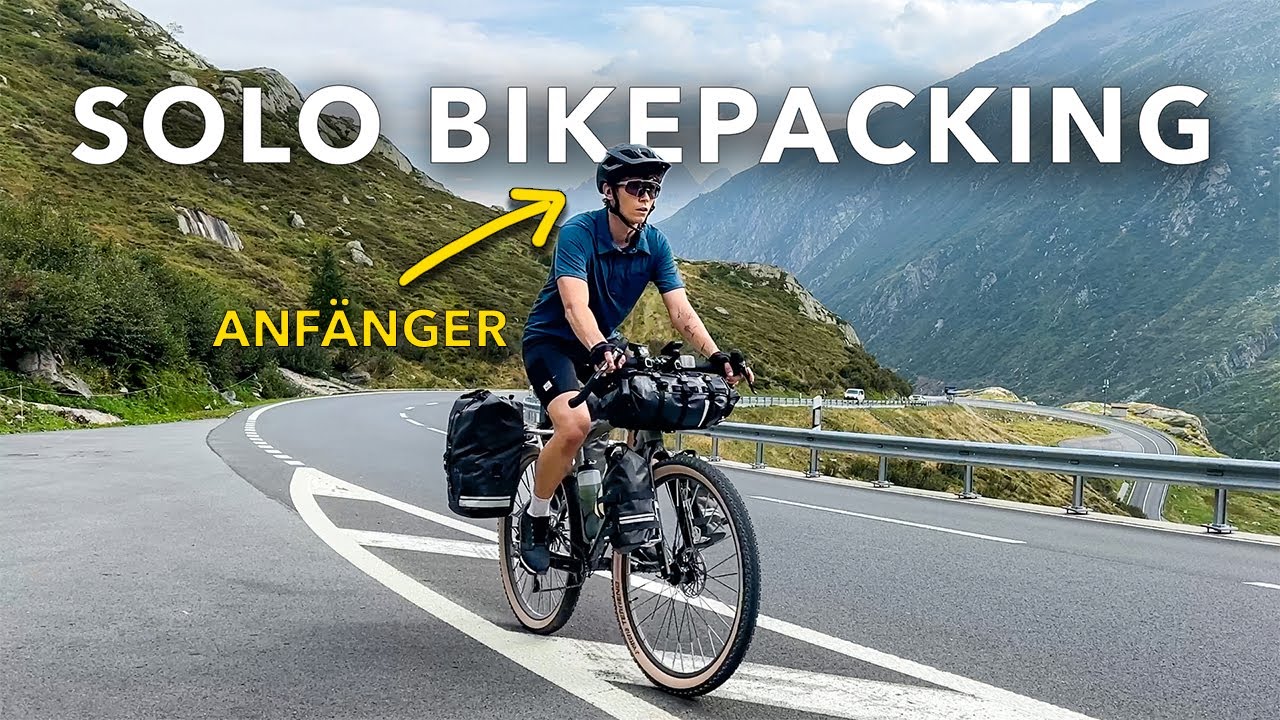 Alleine 1300km über die Alpen | BIKEPACKING TOUR von Basel bis nach Rom