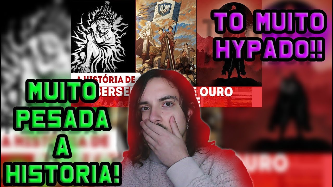 (QUE PESADO!) REAGINDO a HISTÓRIA DE GUTS E BERSERK (Canal MangaQ) | REACT |  NaiReact