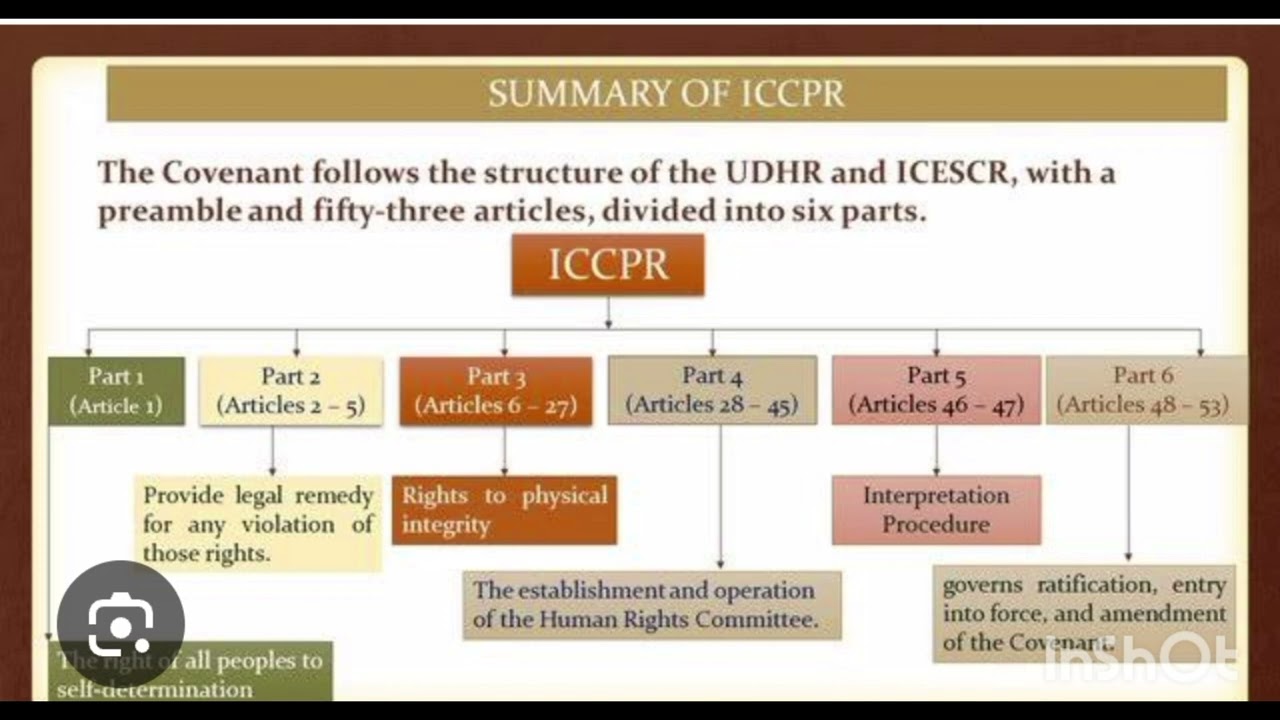 ICCPR -INTERNATIONAL COVENANT ON CIVIL AND POLITICAL RIGHTS -HUMAN RIGHTS