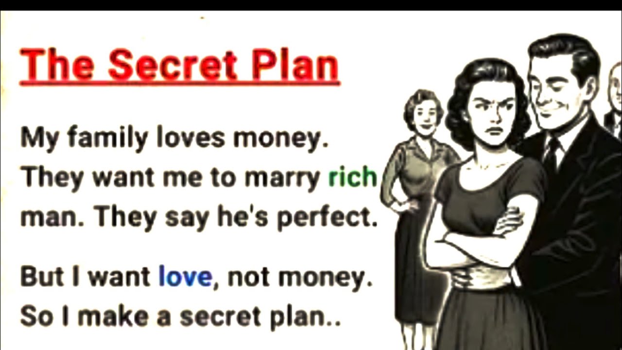 Learn English through Stories Level 3  The Secret Plan - Graded Reader | English Audio Podcast