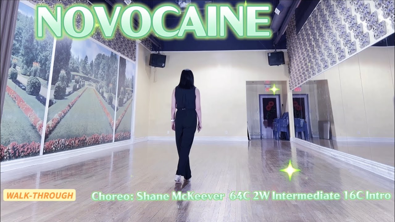 NOVOCAINE Line Dance (WALK-THROUGH)
