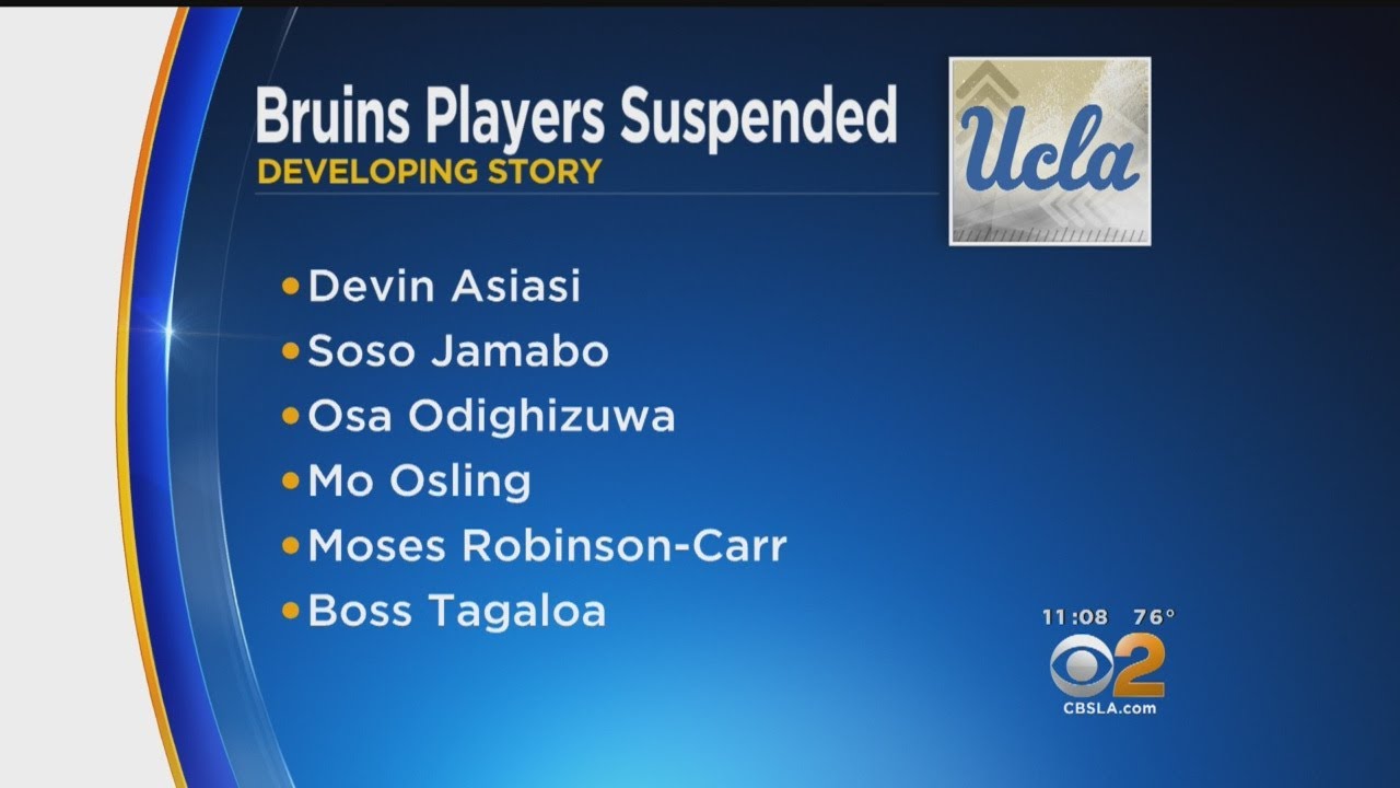 Six UCLA Football Players Suspended For Opener