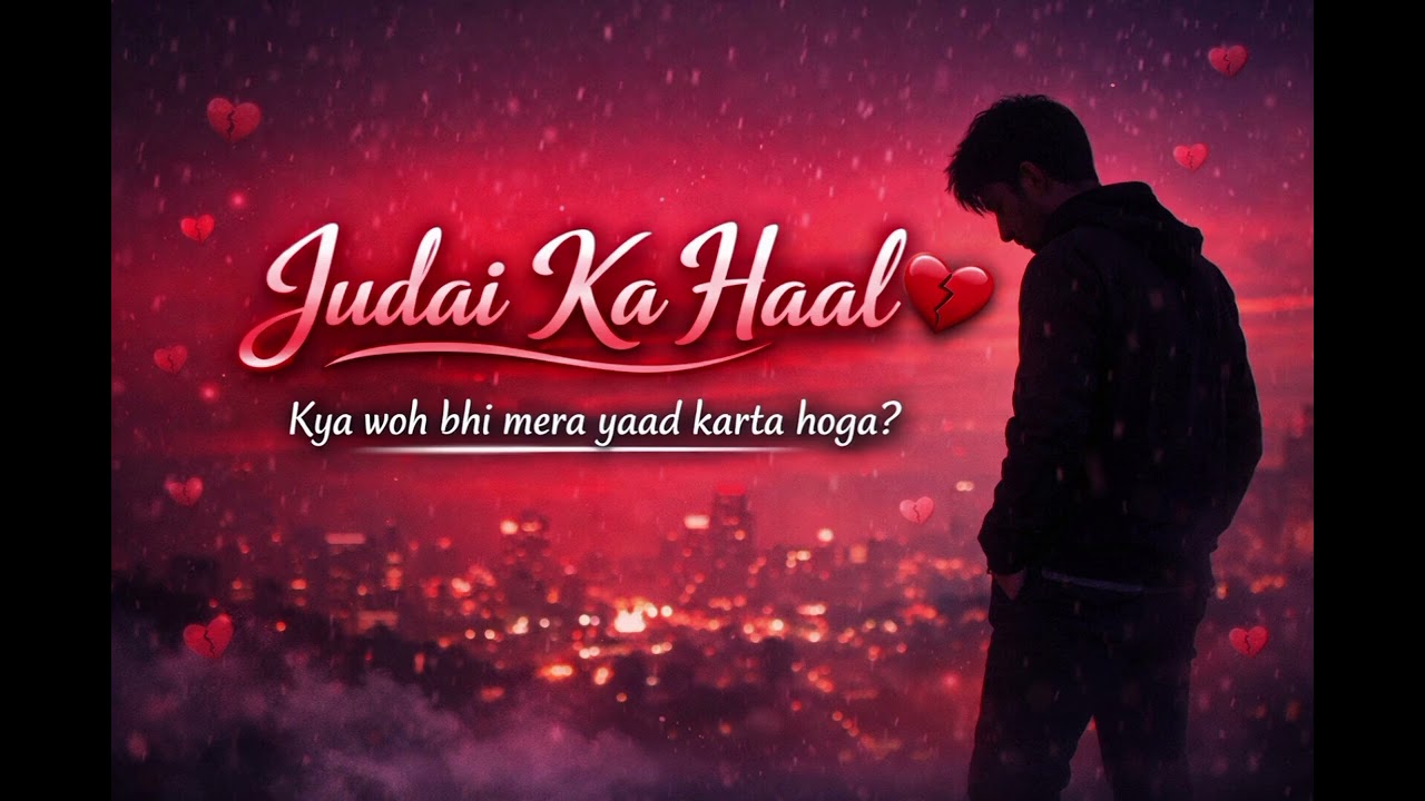 Judai Ka Haal 💔 | Heart Touching Sad Urdu Song 2026 | Emotional Love Song