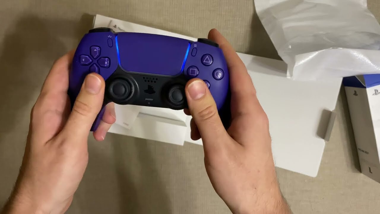 Распаковка геймпада PlayStation 5 Dualsense Purple для PS5/PS 5 Digital Edition из Rozetka