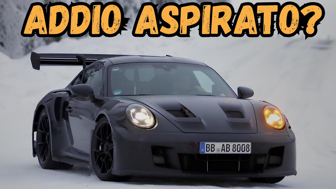 Porsche 911 GT3 RS: ADDIO al motore ASPIRATO? Arriva il turbo