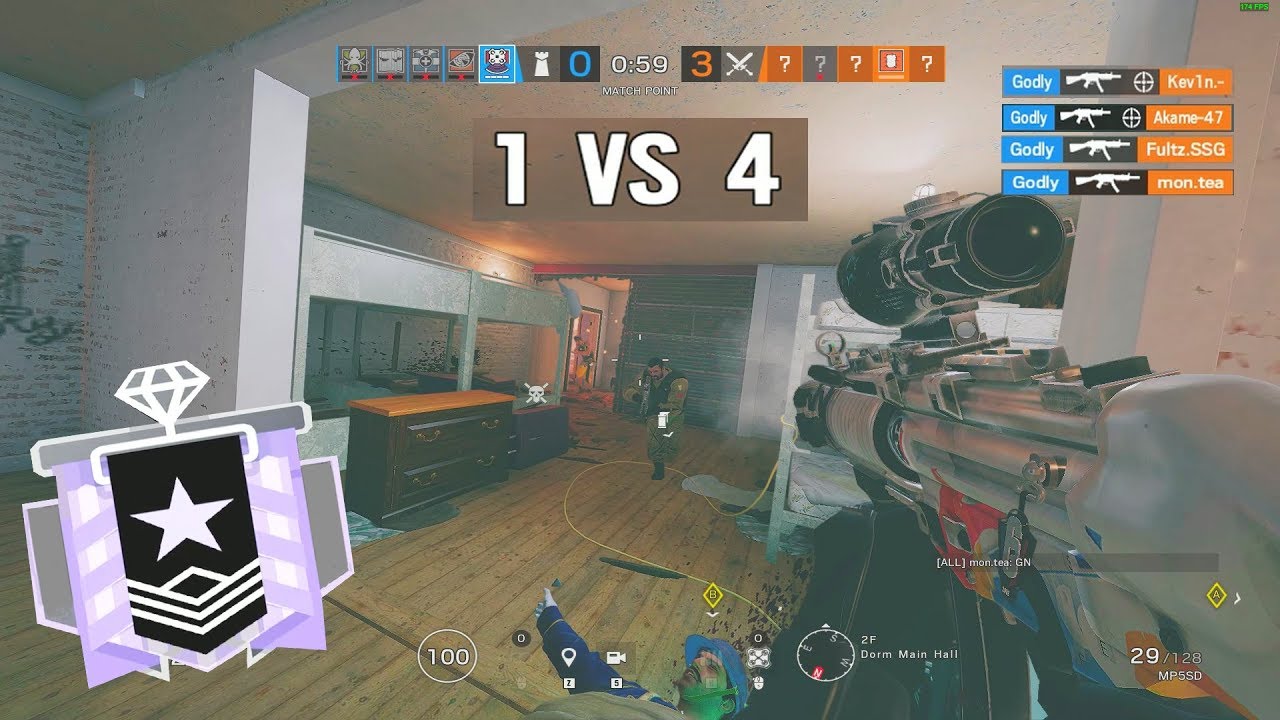 БЕЗУМНЫЙ Алмазный клатч 1 на 4 FTW - Rainbow Six Siege
