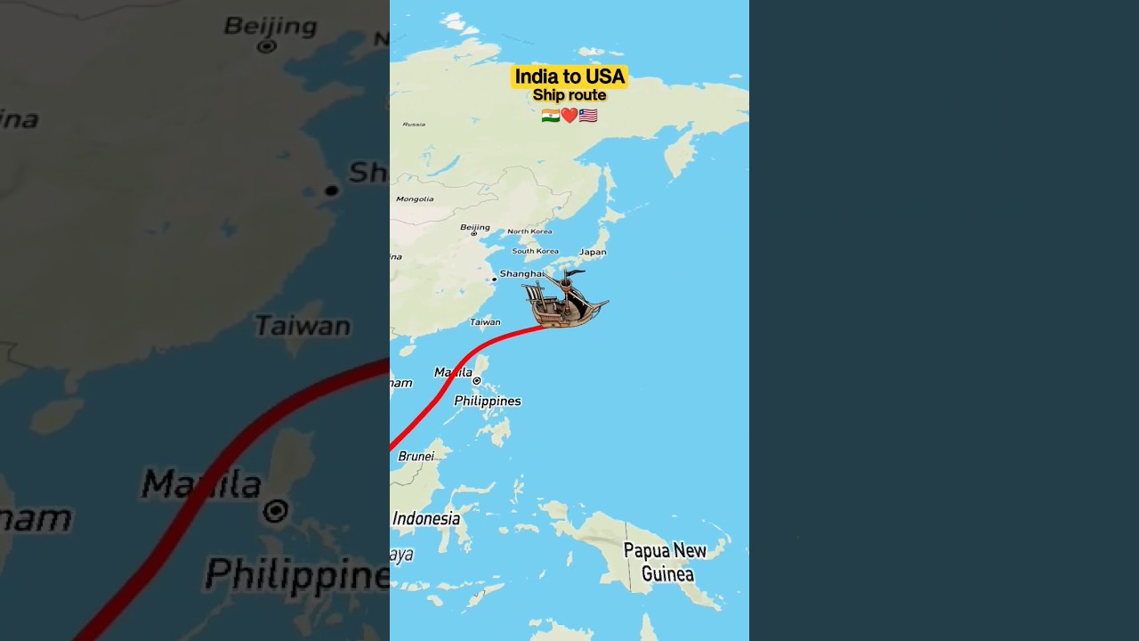 India to usa  #ship#usa  #indiatousa