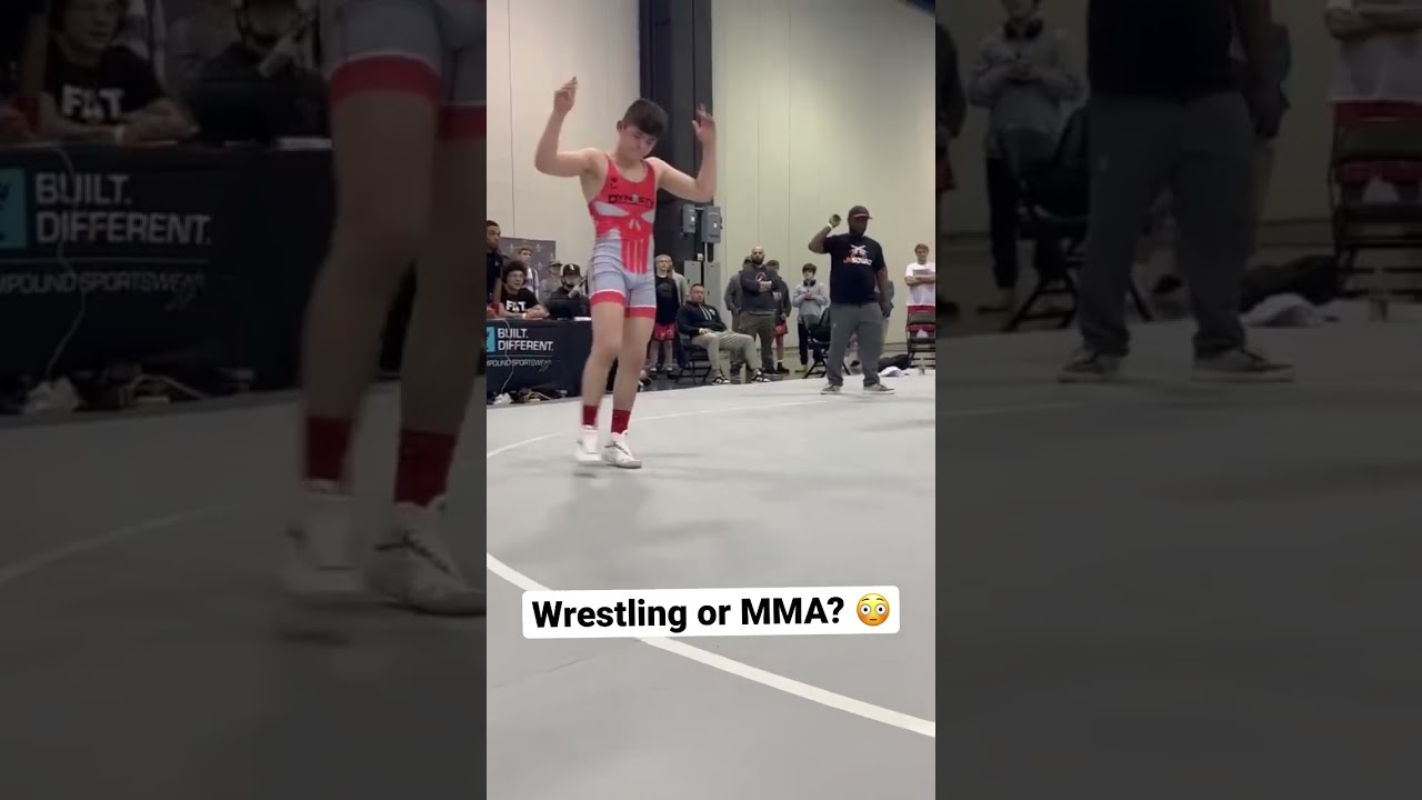 Wild ending between Bo Bassett & Luke Lilledahl at Elite 8 duals! 😳