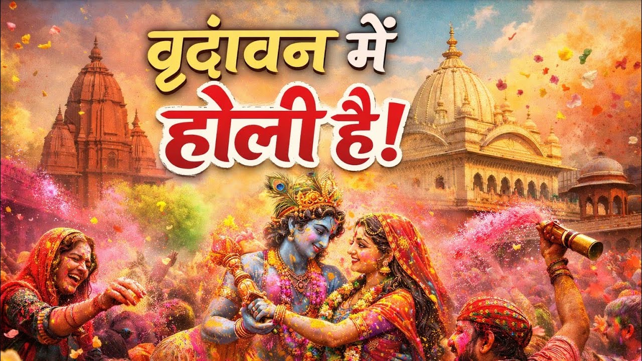 Vrindavan me Holi hai Holi2026#HoliHai#FestivalOfColors#HoliVibes#BrajKiHoli#VrindavanHoli