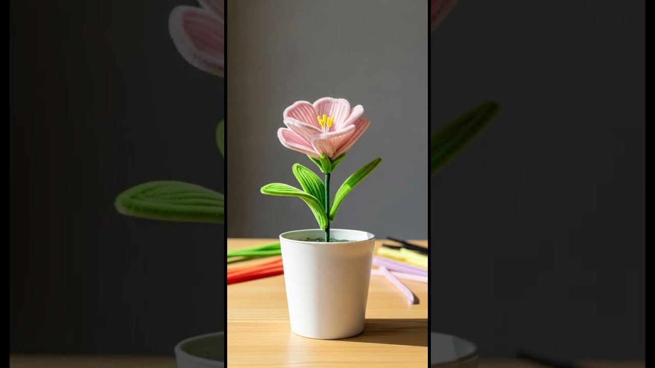 How to Make Pipe Cleaner Flowers: 5 Easy & Beautiful Ideas for Beginners (Ep.354)