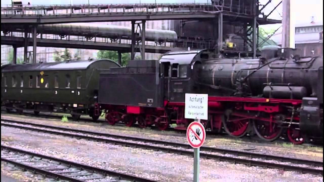 Dampflok 38 2267 auf dem Bergwerk West.mpg