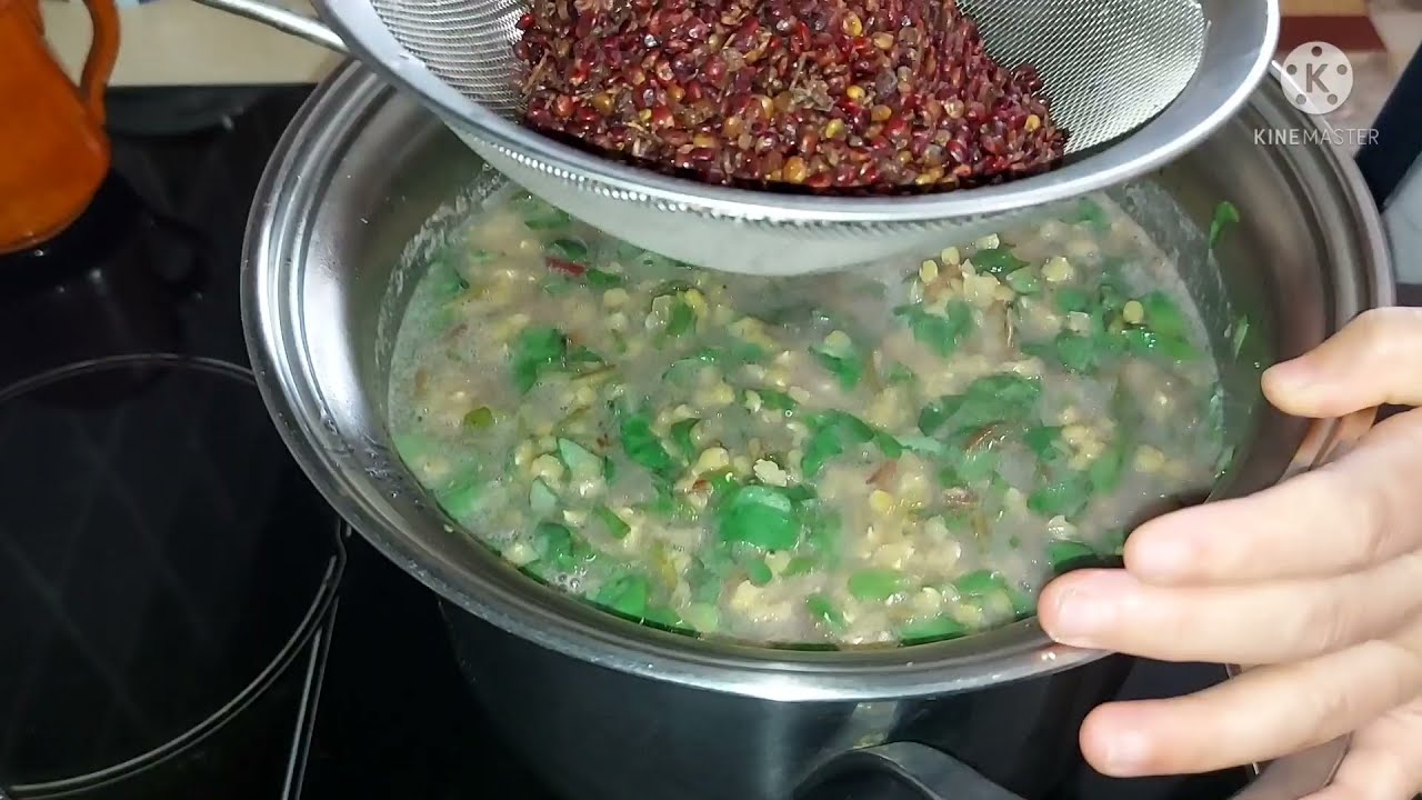 شوربةالبقلة// والفرفحينه //والحمقه //لذيذة وصحية😋☘💪