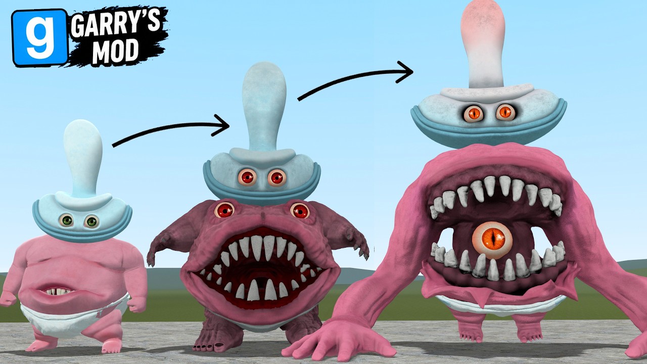 NEW EVOLUTION TO PHASE 3 BINKY DRINKY FROM DARK PALS THE 1ST FLOOR TEAM In Garry`s Mod
