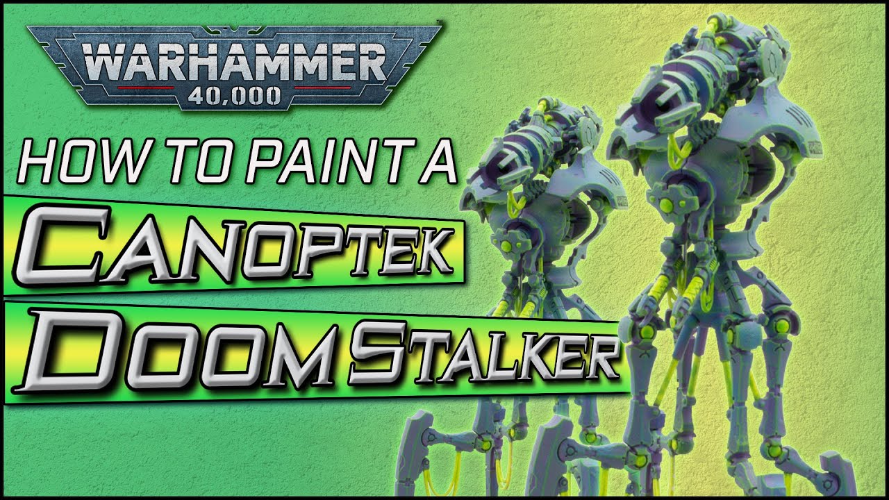 How to Paint a Necron Canoptek Doomstalker Fast | Warhammer 40k | Miniature Speed Painting Tutorial