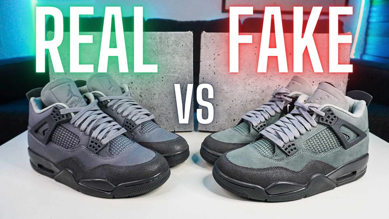 ⚠️REAL vs FAKE (REPLICA,UA) JORDAN 4 WET CEMENT ⚠️ APRENDE A DISTINGUIRLAS!