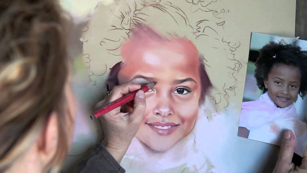 Pastel Portrait Technique, by Bogra