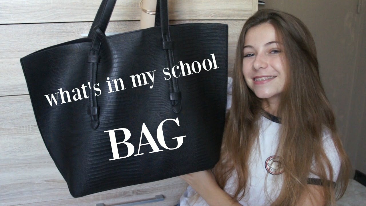 BACK TO SCHOOL || WHAT'S IN MY SCHOOL BAG (2016)