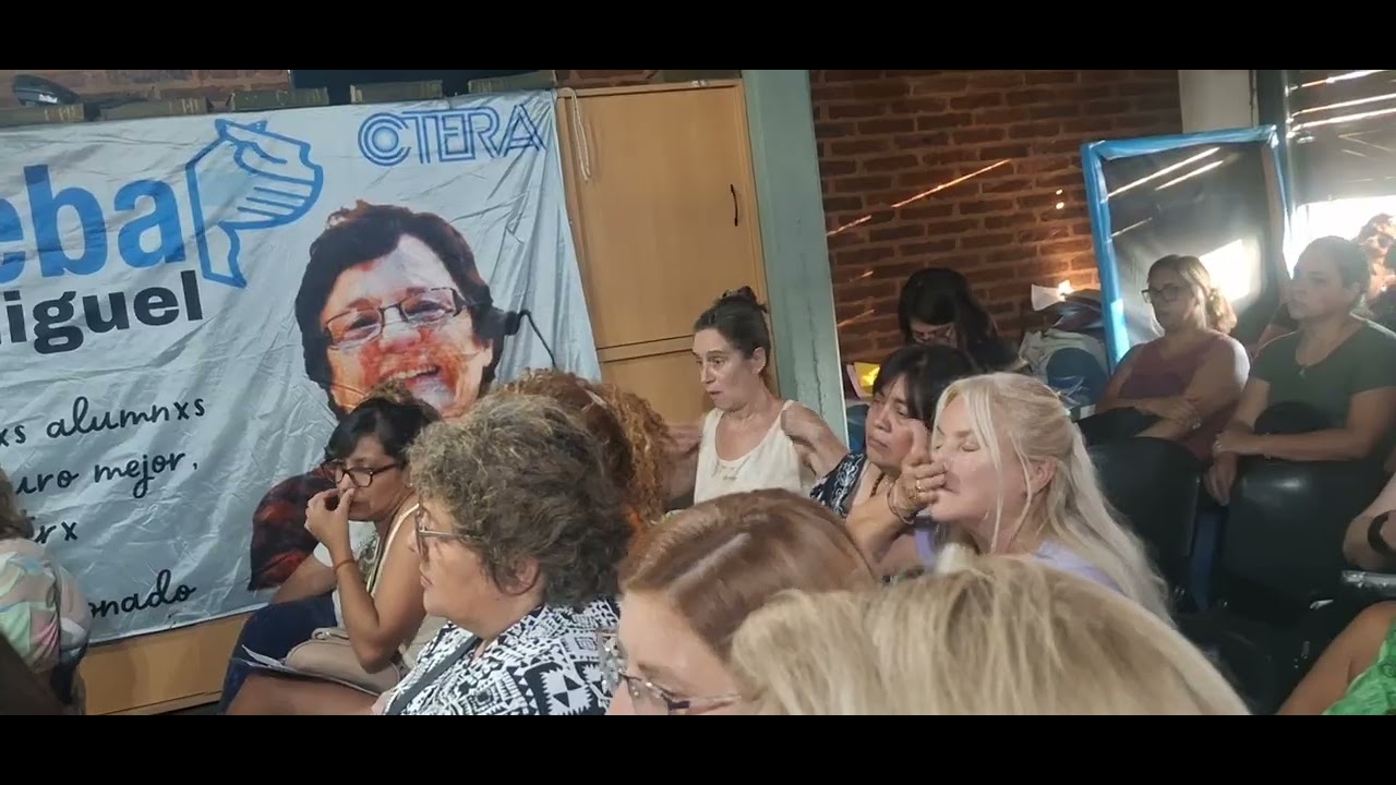 ASAMBLEA DE AFILIADOS SUTEBA SAN MIGUEL. 