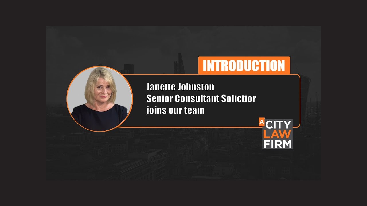 Janette Johnston A City Law Firm