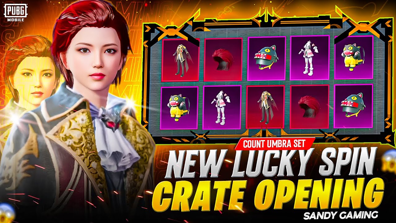 OMG! Lucky Spin COUNT UMBRA SET + Mini14 Upgrade Crate Opening | BGMI & PUBG Mobile