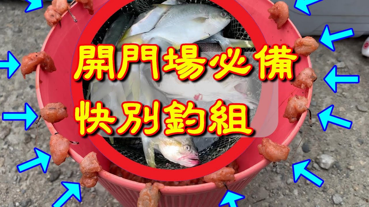 海釣場禁池一周的金鯧魚殺咬場-來不急解鉤怎麼辦?