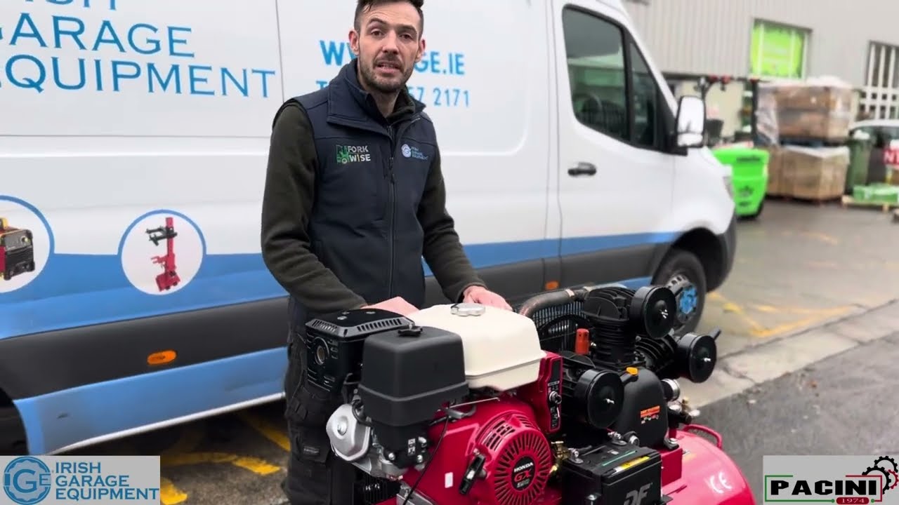 Honda 200 Litre Petrol Air Compressor 38cfm - 200L13HP