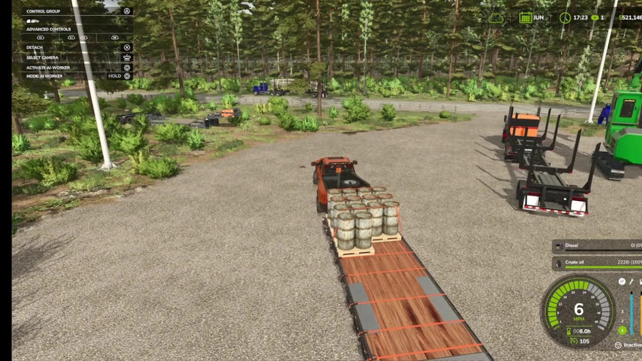 Farmimg  Simulator 25  Daerk Forest